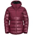 Odlo Winterjacke Severin N-Thermic Insulated Hooded (wasserabweisend, winddicht, atmungsaktiv) beerenrot Damen